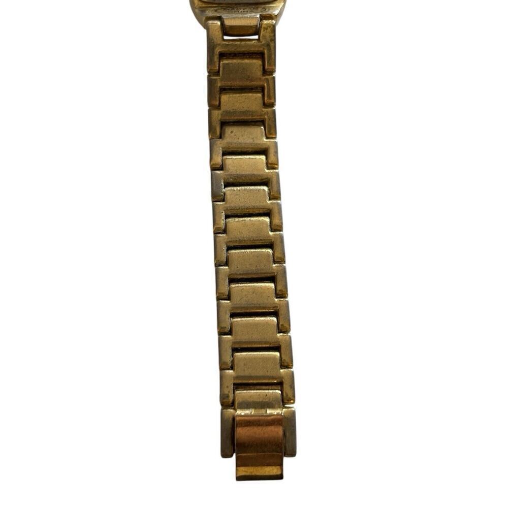 Novelle Quartz Japan Movement Watch Analog Gold Tone Rhinestone Band Working - Picture 6 of 8